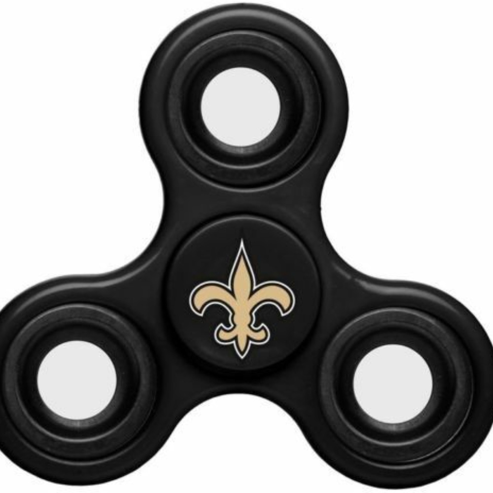New Orleans Saints Fidget Spinner Three Way Hand